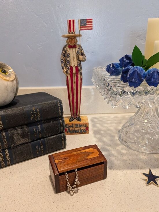 Vintage Fostoria American Clear Glass Square Cake Stand Cubist Pattern Rum Well - Picture 3 of 16